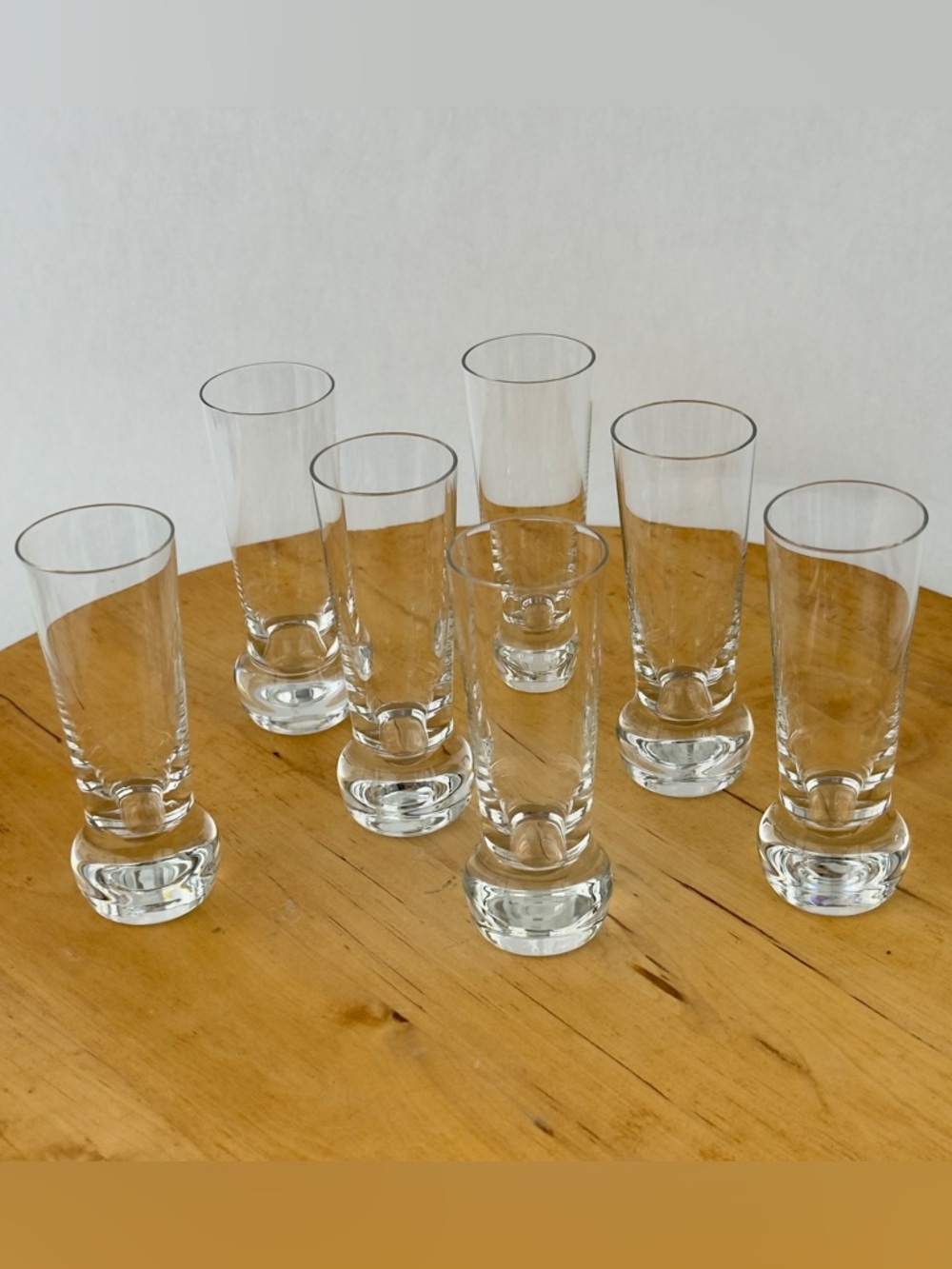 1970s Rosenthal Studio-Linie Crystal Glassware Shot Glass Bulbous Weighted Base